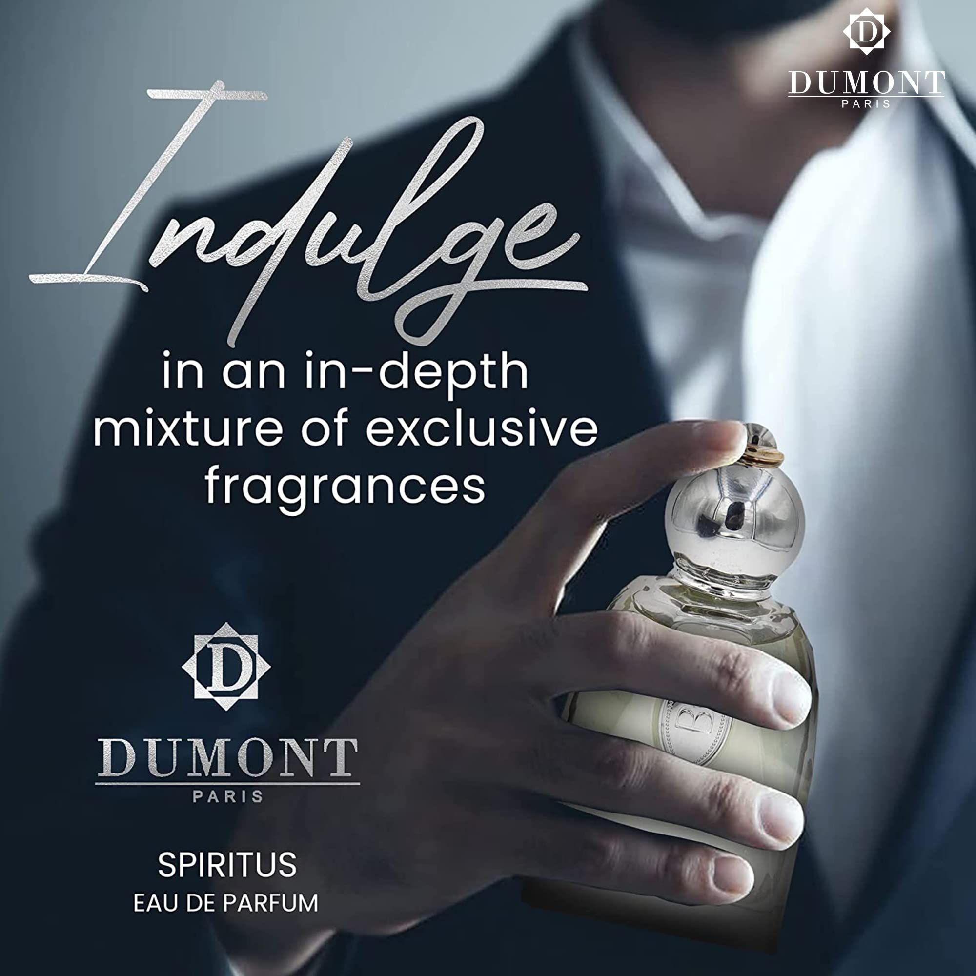 BOROUJ SPIRITUS Unisex Perfume, 85 ml - Luxury Fragrance for Women & Men - Attractive Fragrance with Patchouli Scented - Jasmine and Amber Scent - Citrus Bergamot